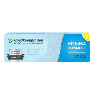 Hausmarke für HP 646A Toner Gelb (CF032A) 12.500 Drucke