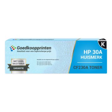 Hausmarke für HP 30A Toner / HP CF230A Tonerkartusche Schwarz - 1.600 Drucke