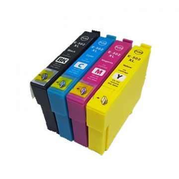 Kompatibles Set 4 x Druckerpatrone für Epson 502 XL