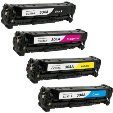 Kompatible für HP 304A Toner-Kartuschen - Multipack