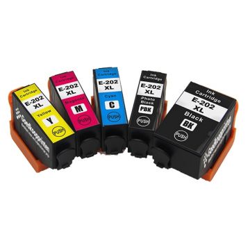 Kompatible für Epson 202XL Multipack (5-Pack)