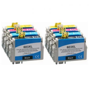 Kompatibles Set 8 x Druckerpatrone für Epson 603XL