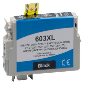 Kompatible Druckerpatrone zu Epson 603XL Schwarz (16ml)