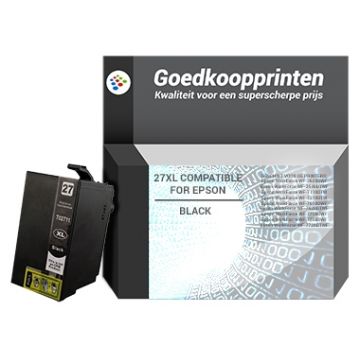 Epson T2711 Tintenpatrone Schwarz - Hausmarke (35 ML)